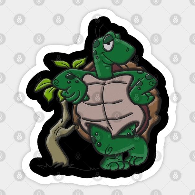 save the turtles, turtles lovers Sticker by Semoo